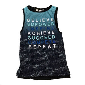 Women's Energie Tank Top XS Blue Black Sleeveless